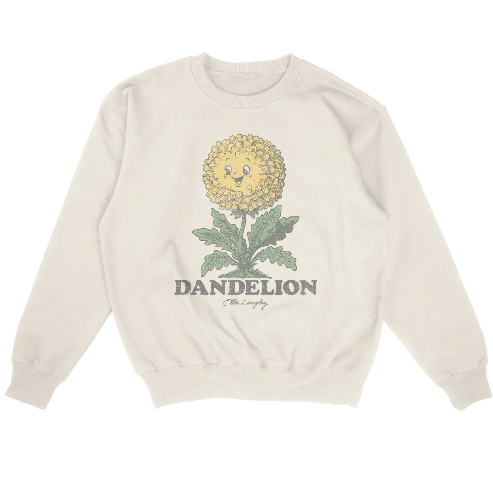 Groovy Dandelion Crew Neck